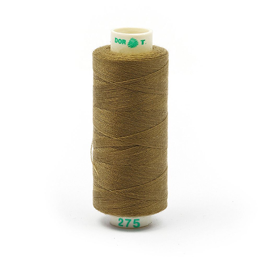 Нитки швейные бытовые Dor Tak 40/2, 366 м / 10 кат., 275 т.бежевый