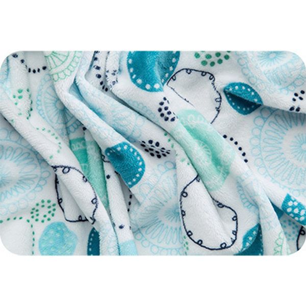 Плюш (ткань) Peppy Mockingbird Cuddle 440 г/м², 48х48 см, whimsy circle aruba