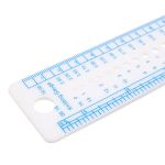 Линейка для определения размера спиц и плотности вязания 16х4см