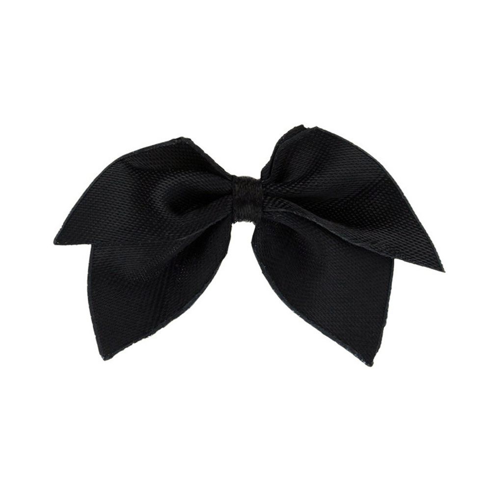 Бантики пришивные 4.7х2.9 см, 10 шт, №073 черный, Blitz 112