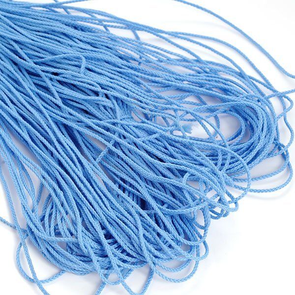 Шнур для мокасин ⌀1.5 мм / 100 метров, голубой