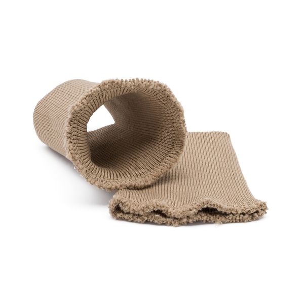 Манжеты трикотажные 8.0х9.5 см, 1 пара, средней плотности 14 кл, 1х1, средней плотности, 8091 бежевый