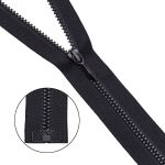 Молния трактор Arta Т5 (4.5 мм) 1 зам., разъем., 45 см, цв. 077 черный, уп.5 шт