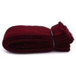 Манжеты трикотажные рукава 7.0 см / 3 метра, плотные, 002 бордо