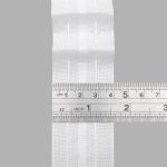 Лента (тесьма) шторная: сборка параллельная 40 мм / 100 метров