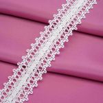 Тесьма отделочная 30 мм / 25 метров, 25% х/б, 53% лен, 22% п/эфир, двухстор., 003 белый, р60004