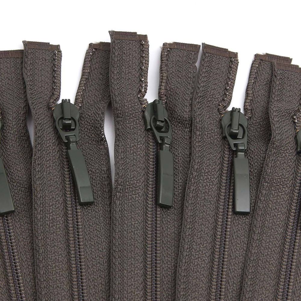 Молния спираль (витая) Arta Т5 (5 мм) 1 зам., разъем., 80 см, цв. 078 хаки, уп.5 шт