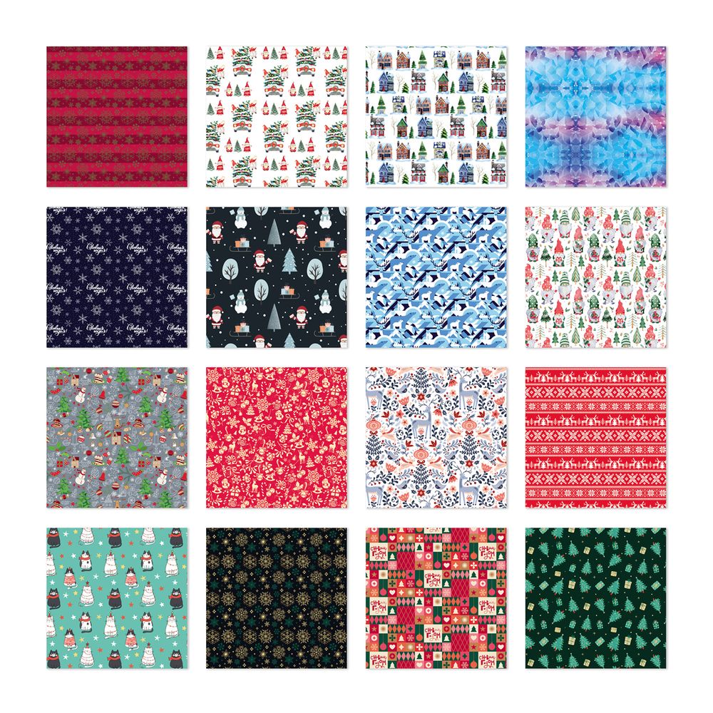 Бумага упаковочная 1-сторонняя Ассорти 100х70 см, 25 шт, ассорти, Stilerra NOWP-04