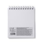 Артбук (скетчбук), выборочный лак, блок белый, с жесткой подложкой, 120 г/м², 166х175 мм, на гребне 80 л., 2 шт, Палитра красок 000634, Светоч 80АРТ-008