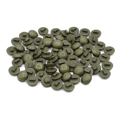 Пуговицы на ножке 18L (11мм), пластик (grass 2 (травяной 2)), 72 шт, PS20