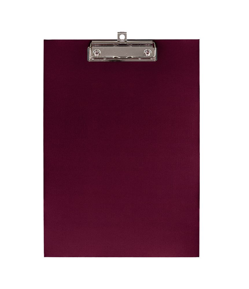 Планшет PVC мет. прижим A4, 50 шт, бордовый EC18726, Expert Complete