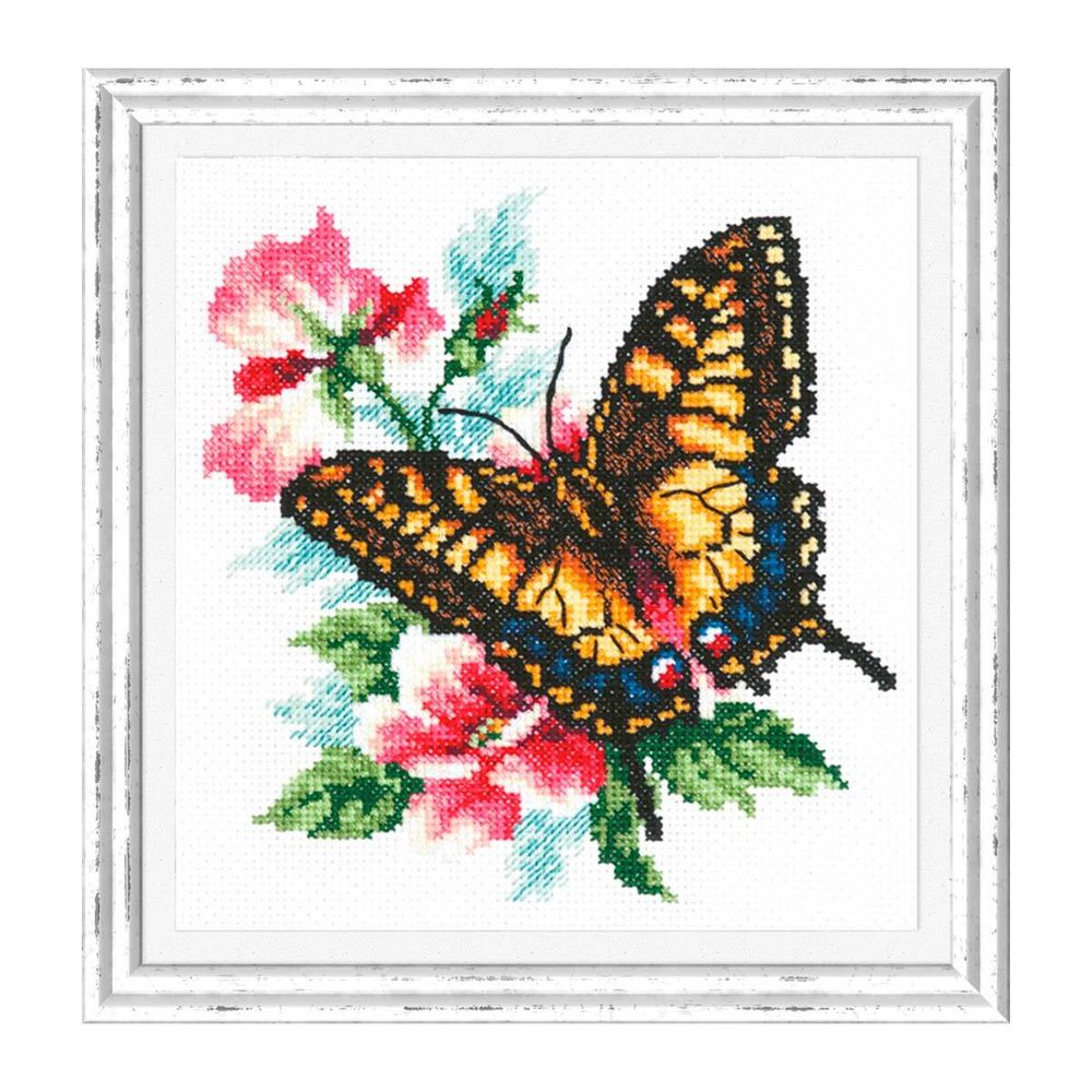 Набор для вышивания нитками Чудесная игла, Махаон, 17х18 см