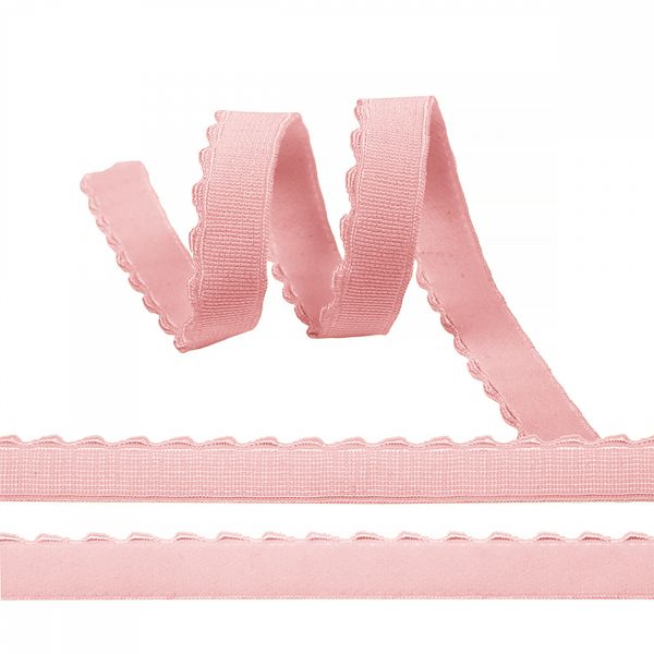 Резинка бельевая (отделочная) становая 12.0 мм / 1000 метров, ЕТ1 нежно-розовый F133