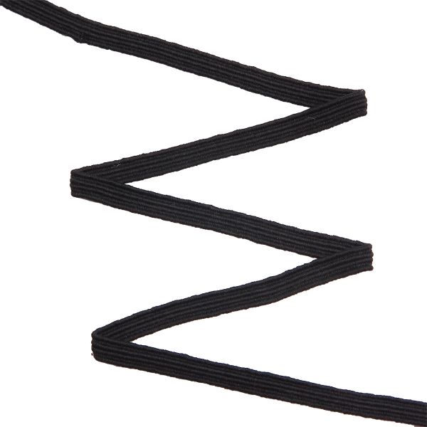 Резинка бельевая (стандартная) 4.0 мм / 10 метров, р.9074, черный, С3560Г17