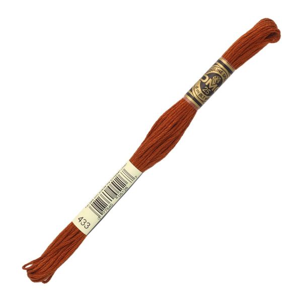 Мулине DMC 117 (433), 12 мотков по 8 метров