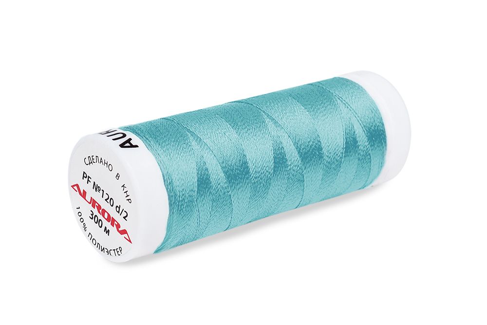 Нитки для креативных работ Aurora №120, 300 м, цв. PF370, 5 катушек