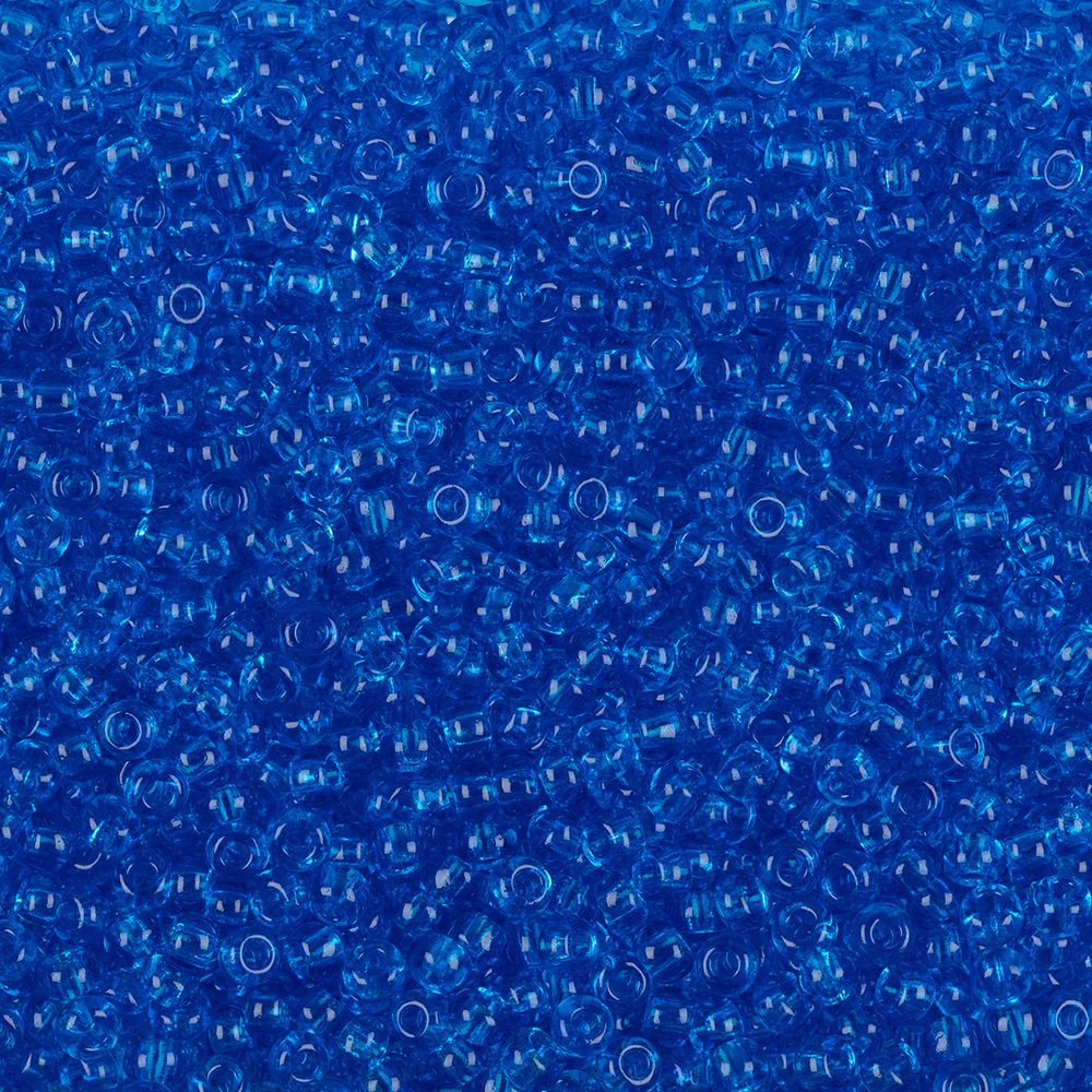 Бисер Preciosa круглый 09/0, 2.7 мм, 50 г, 60150 св.синий, 311-19001