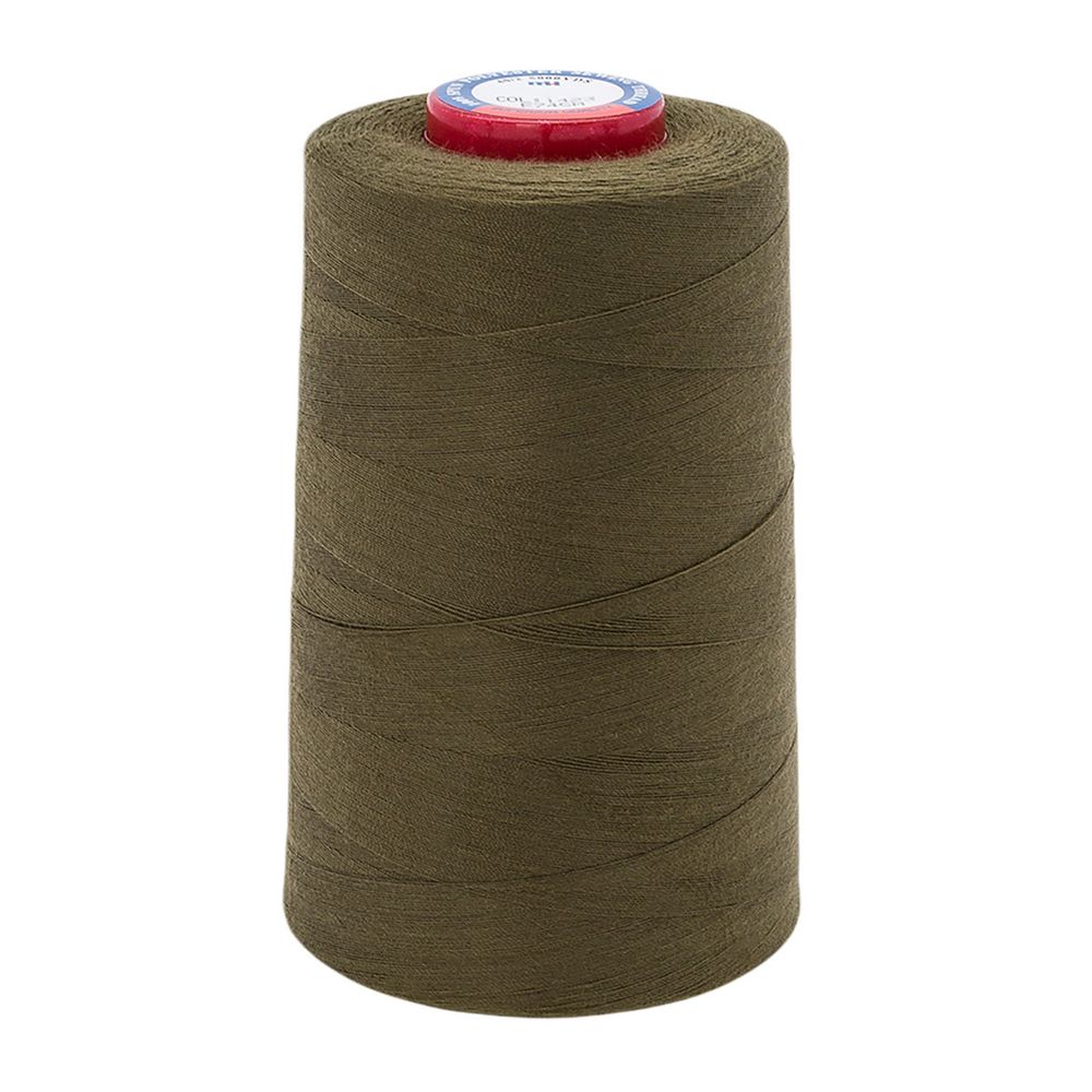 Нитки швейные Euron mH 40/2, 5000 ярд, 1423 темный хаки, 1 катушка