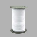 Резинка бельевая (бретелечная) матовая 15.0 мм / 50 метров, белый