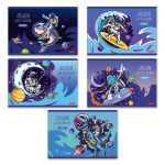 Альбом для рисования 100 г/м², A4 29х20.5 см, 8 л. на скобе, 20 шт, Полёт в будущее 000680, Светоч 8АЛСК4_1_3_9