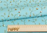 Ткань для пэчворка Peppy Версальские сады, рулон 112 см / 5 метров, ВС-05 голубой, Peppy