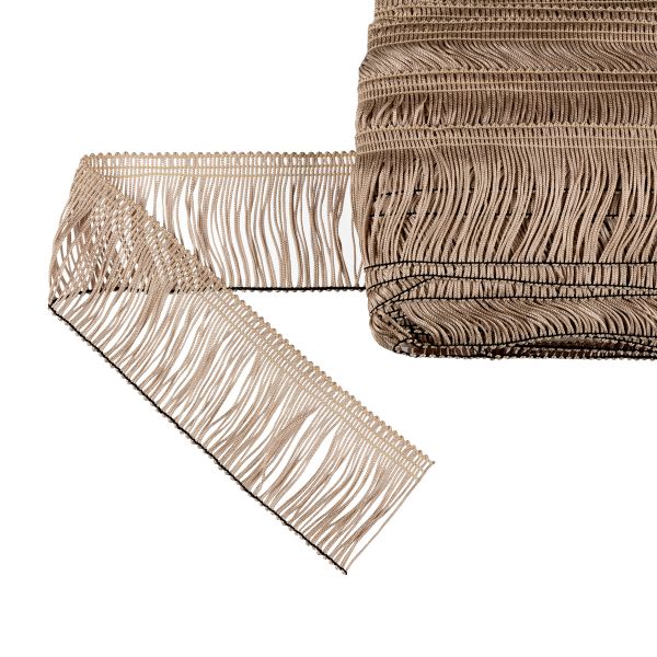 Бахрома отделочная 55.0 мм / 25 метров, 195 т.кремовый, Gamma 115