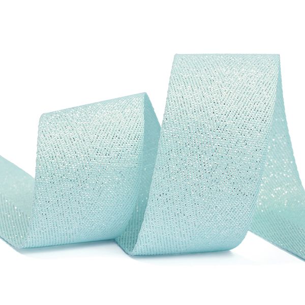 Тесьма (лента) киперная п/э металлизированная 25 мм / 22.85 метра, S543 синий