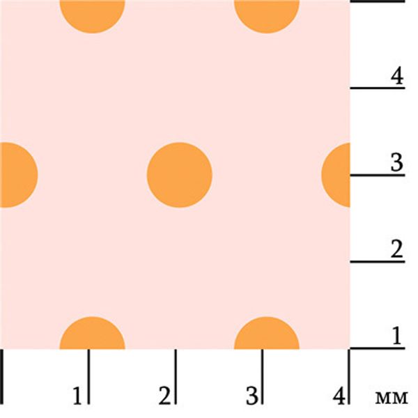 Ткань для пэчворка Peppy Бабушкин сундучок, отрез 50х55 см, 140 г/м², БС-18 мл.горох я.желтый, Peppy