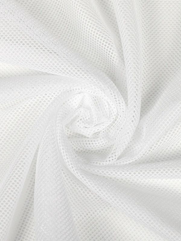 Сетка подкладочная трикотажная 65 г/м², 170 см / 5 метров, TBY.0354.01.5, цв.01 белый