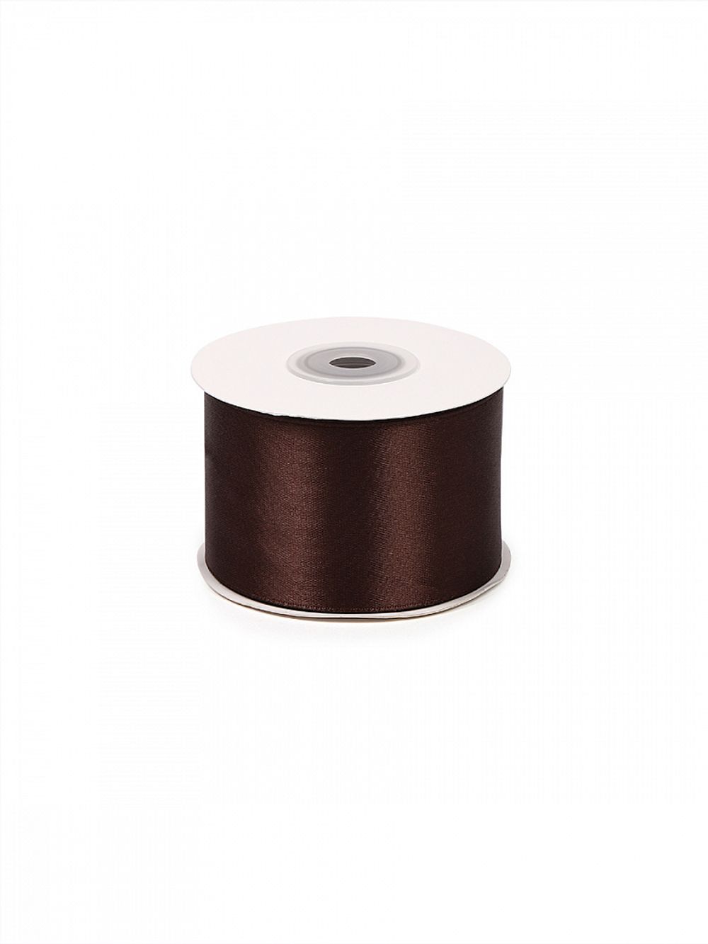 Лента атласная 1-сторонняя 50.0 мм / 22.5±1 метра, 3139 т.коричневый, Magic4Hobby