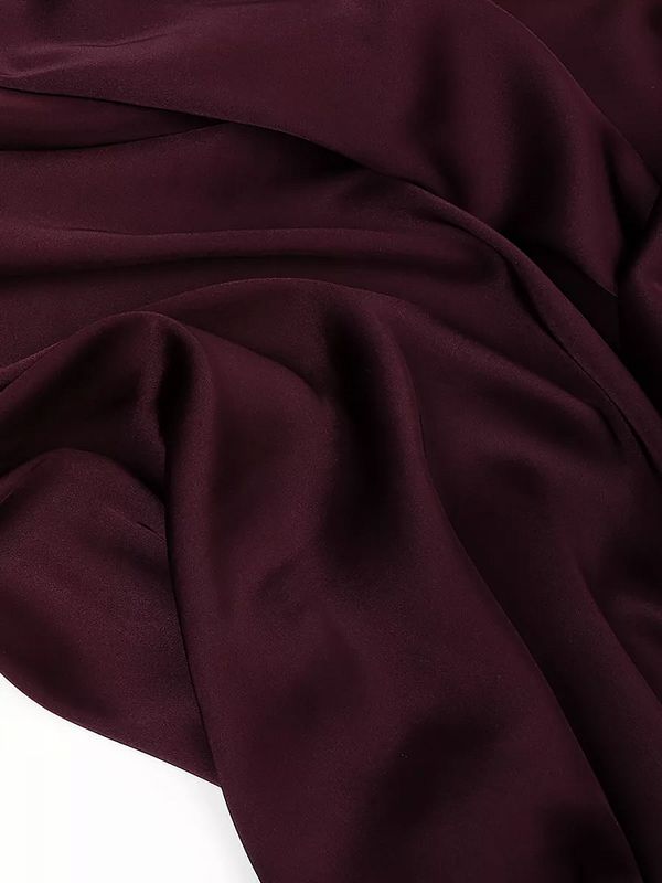 Шелк Армани 90 г/м², 150 см / 2 метра TBYArm-117 цв.117 бордо (сливовое вино)