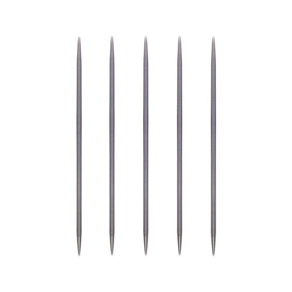 Спицы чулочные металл ⌀3.5 мм, 15 см, 5 шт, Gamma MK5-15