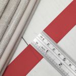 Лента репсовая (в рубчик) 25.0 мм, 026 красный, уп.18,28 м