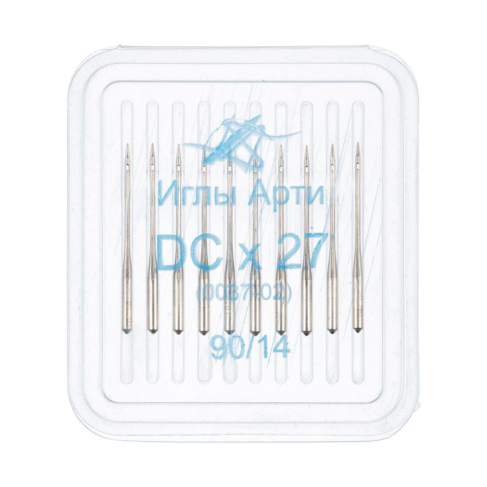 Иглы для промышленных швейных машин Арти 0037-02 (№90-120) оверлок, 10 шт, /РП/, №90