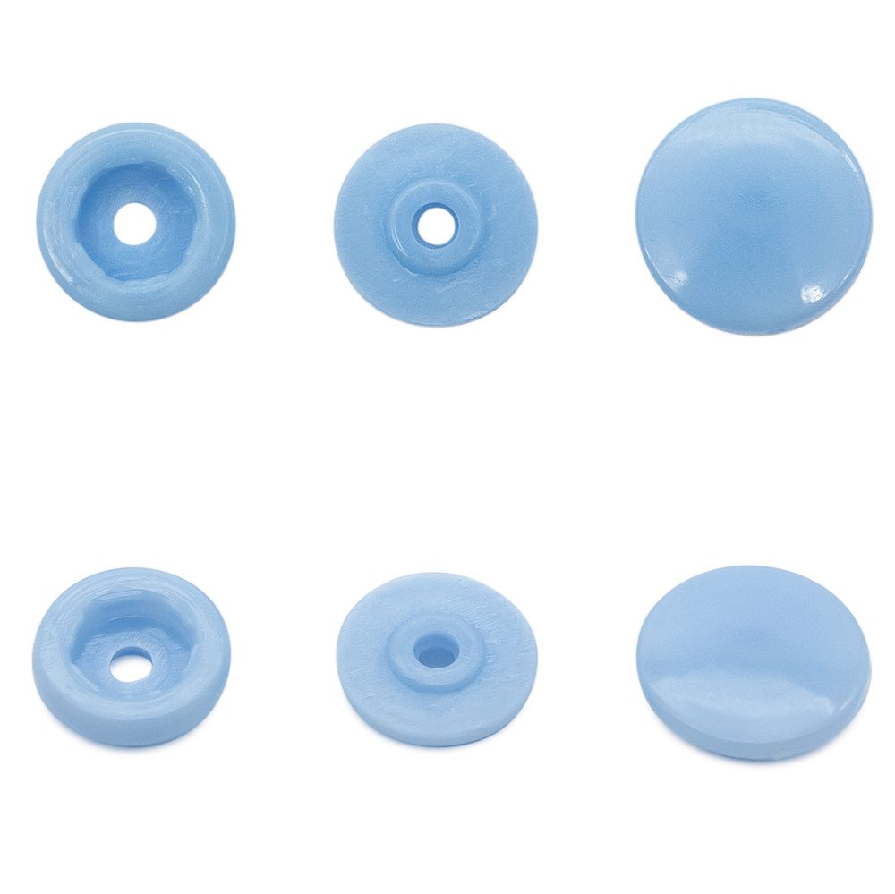 Кнопка рубашечная ⌀12,5/10мм пластик (≈100шт) New Star (168 голубой)