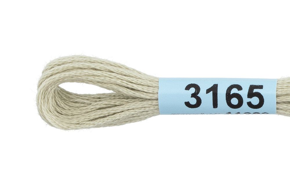 Мулине Gamma 100% хлопок, цв.3226 бежевый, 24 мотка по 8 метров