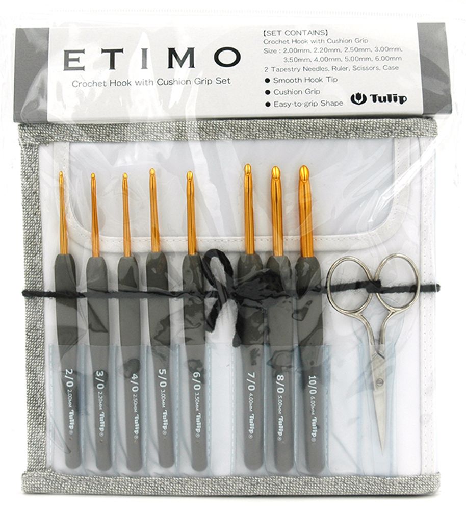 Набор крючков для вязания &quot;Etimo&quot;, Tulip, TES-002 /TOS/