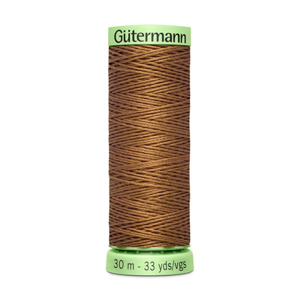 Нитки отделочные Gutermann Top Stitch, 30м, 124 золотисто-коричневый, 5 катушек