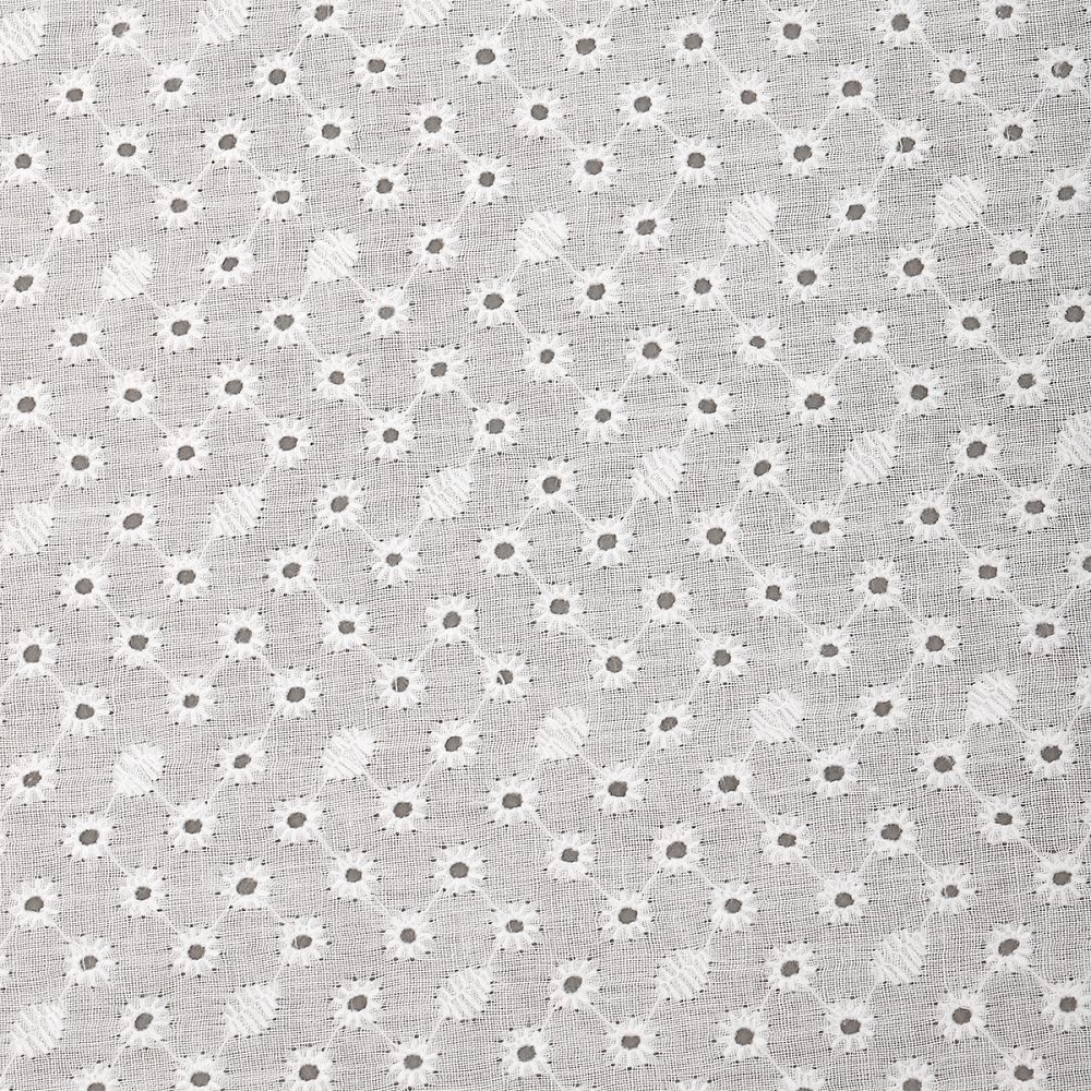 Ткань шитьё (прошва) 100 г/м², 150 см / 15 метров, TBY.Emb.2 белый