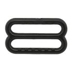 Рамки-регуляторы для бюстгальтера пластик 16.0 мм, черный, 100 шт