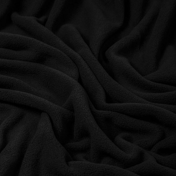 Флис 2-сторонний 190 г/м², 150 см / 10 метров, N-TBY-0059-322, цв.F322 черный