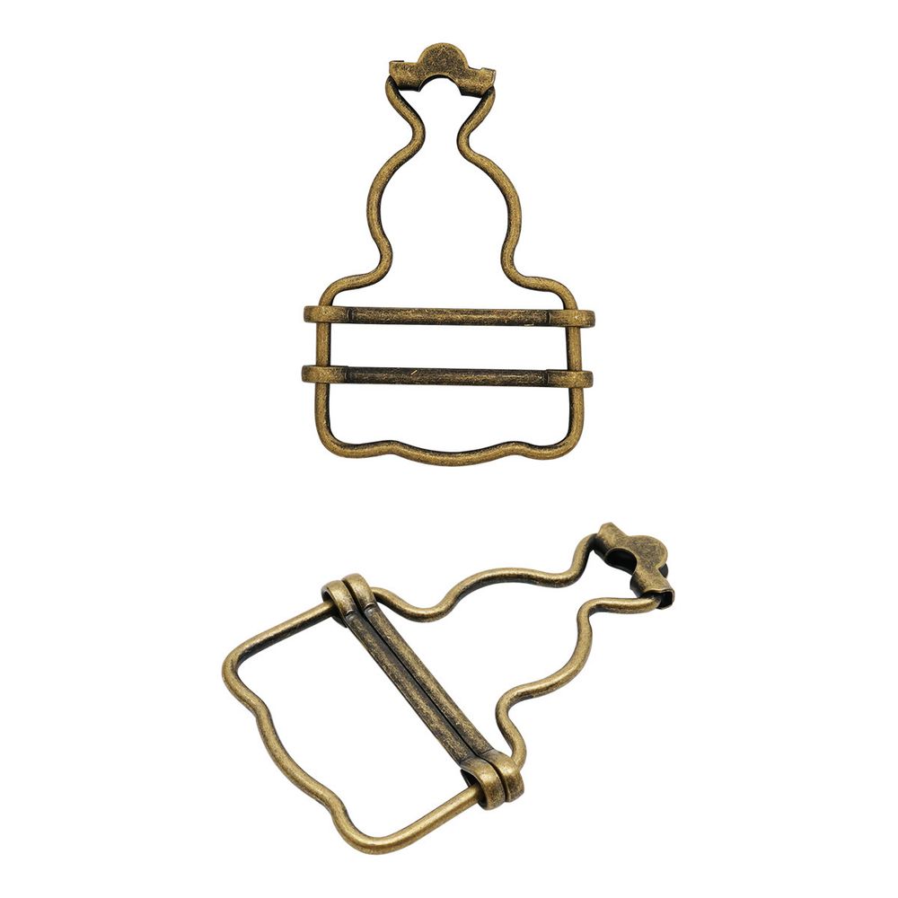 Застежка для комбинезона 30 мм, 10 шт, латунь, BIG