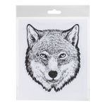 Термотрансфер, 1 шт, М-321 волк 18х14.6 см, Gamma M №03
