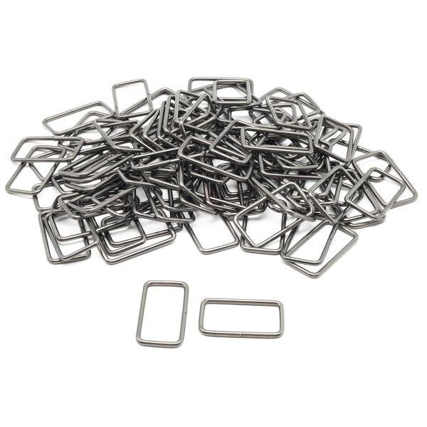 Рамка прямоугольная металл 40х3 мм, чер.никель, 100 шт