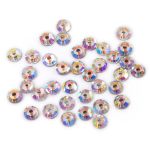 Стразы стекло 4 мм, 5х36 шт, №02 перламутровый (AB-crystal), Zlatka ZRSE-0804