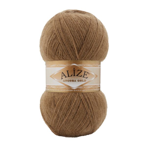 Пряжа Alize (Ализе) Angora Gold / уп.5 мот. по 100 г, 550 м, 466 тёмно-бежевый