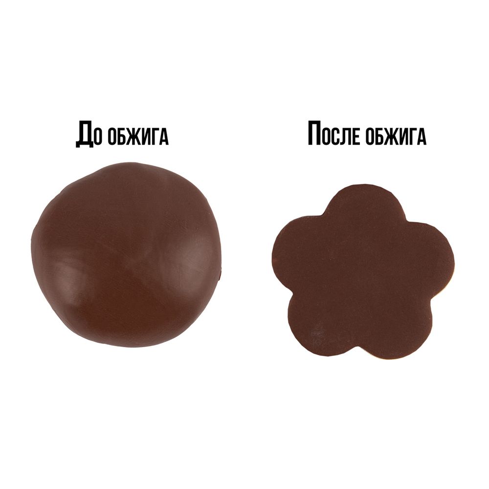 Полимерная глина 52 г, 1078 горячий шоколад, Craft&Clay CCH