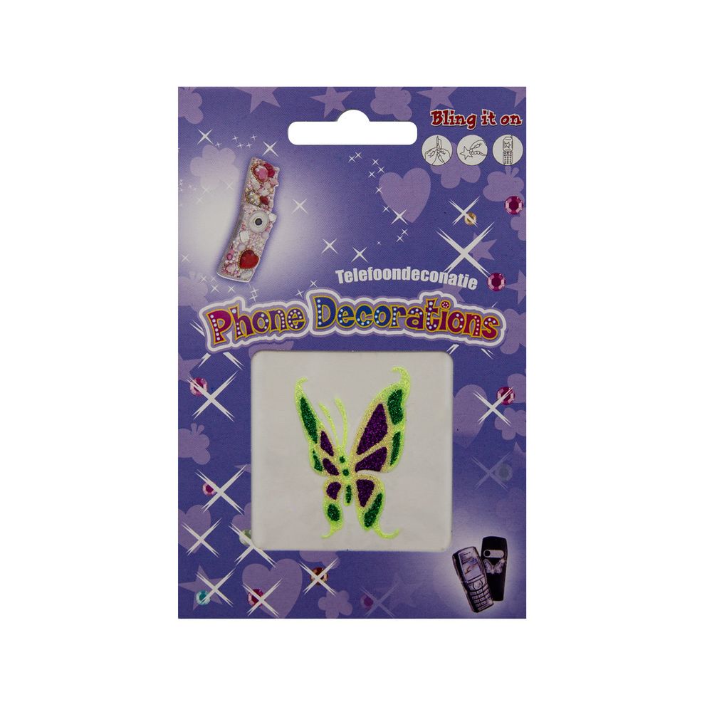 Наклейки декоративные с напылением, 1019/7230