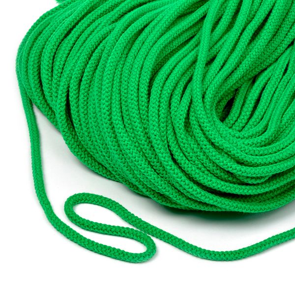 Шнур круглый полиэфир ⌀7.0 мм / 100 метров, 1с-70 зеленый