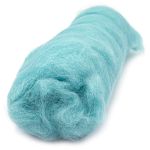 Шерсть для валяния Камтекс Кардочес п/тонкая 1х100 г (27-29 мкр), 023 св.бирюзовый, 558467-27
